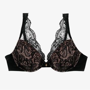 NWT ThirdLove Black Lace Contour Plunge Bra